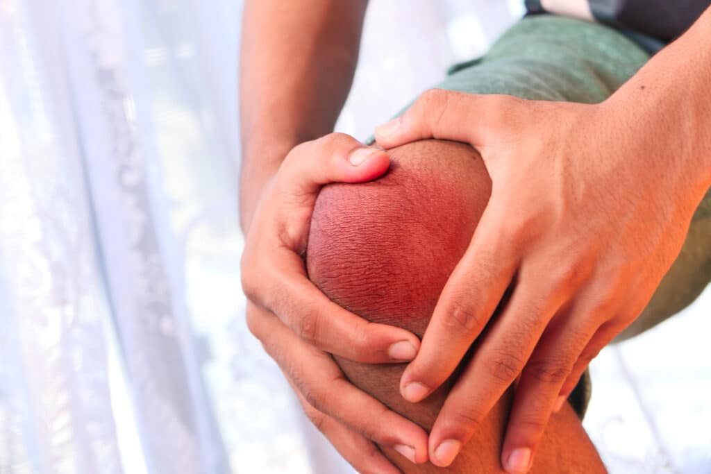 close up on man suffering knee joint pain 2024 12 13 01 50 12 utc