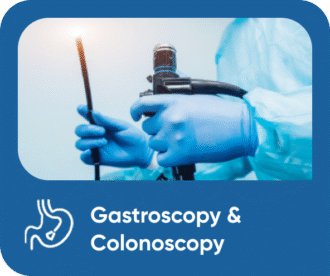 Gastroscopy and colonoscopy service icon