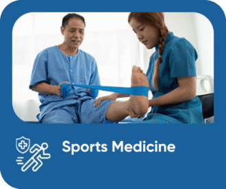 Sports medicine service icon